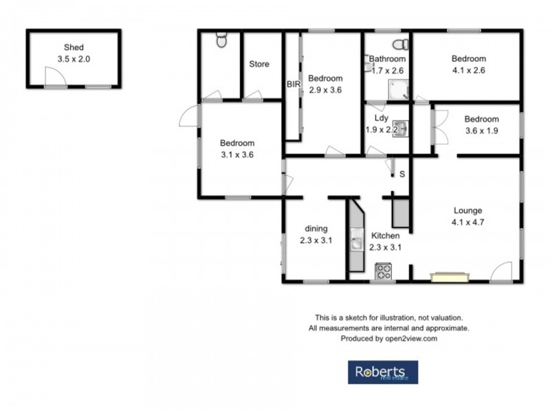 331 Western Creek Road, Caveside TAS 7304 Floorplan