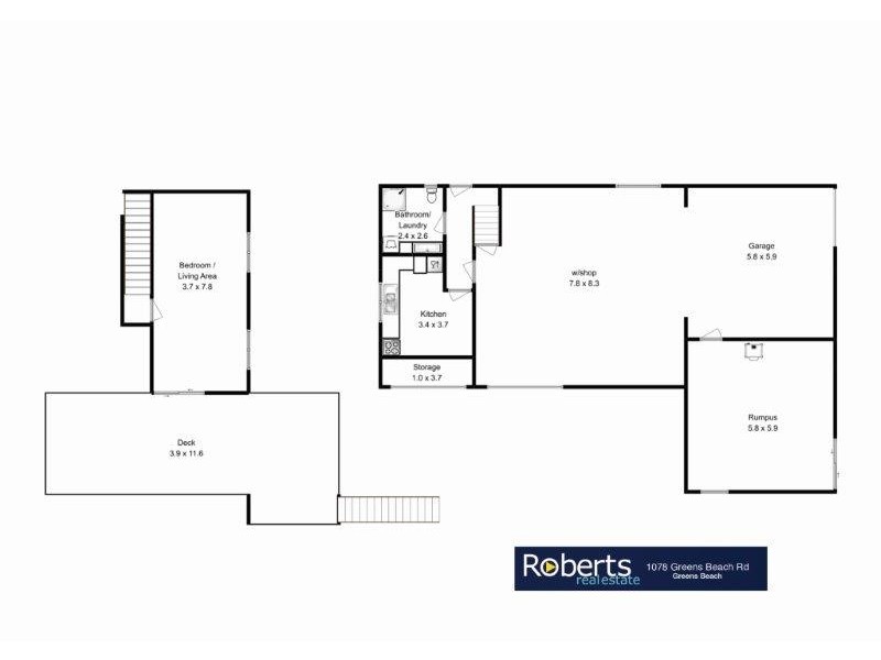 1078 Greens Beach Road, Clarence Point TAS 7270 Floorplan