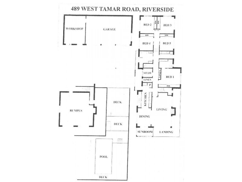489 West Tamar Rd, Riverside TAS 7250 Floorplan