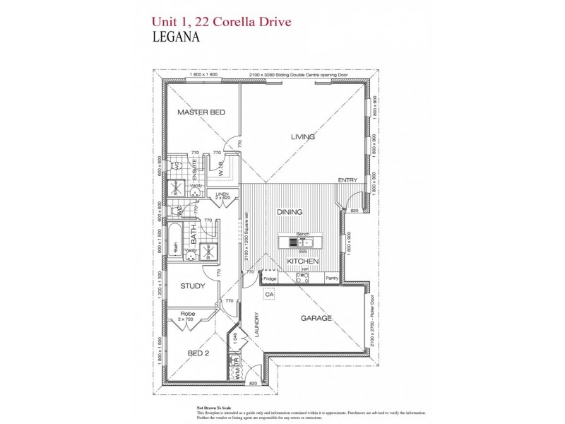 1/22 Corella Drive, Legana TAS 7277 Floorplan