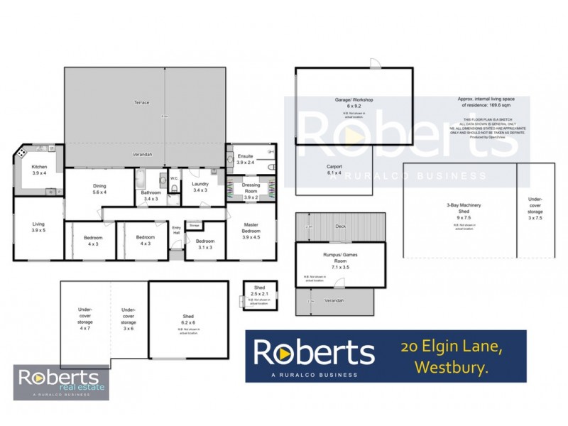 20 Elgin Lane, Westbury TAS 7303 Floorplan