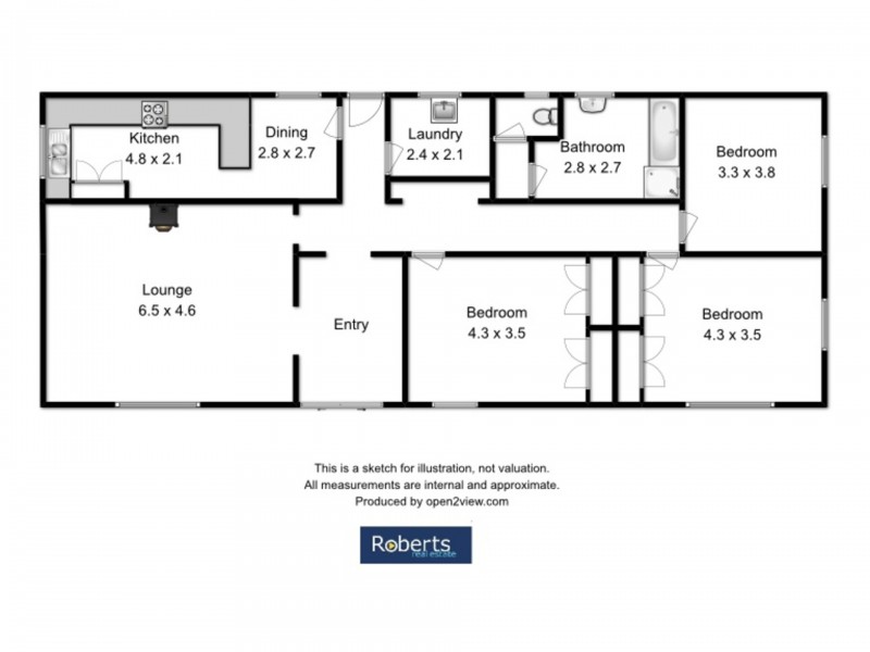 185 Weegena Road, Kimberley TAS 7304 Floorplan