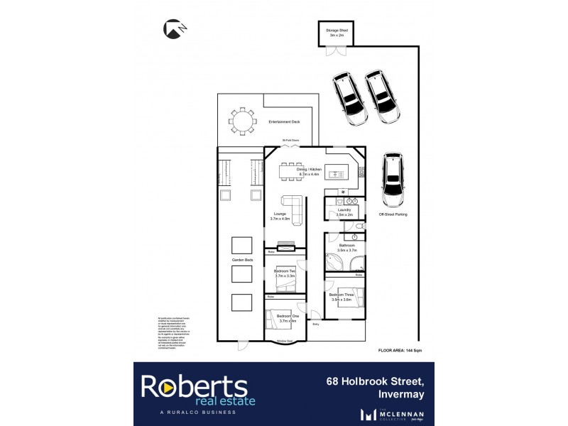 68 Holbrook Street, Invermay TAS 7248 Floorplan