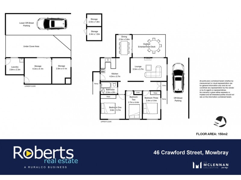 46 Crawford Street, Mowbray TAS 7248 Floorplan