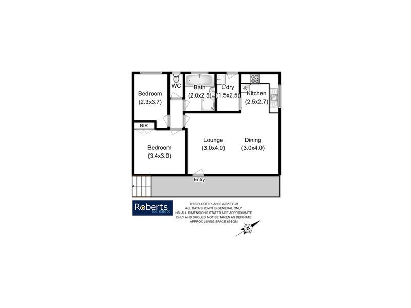 2/49 Floreat Crescent, Trevallyn TAS 7250 Floorplan