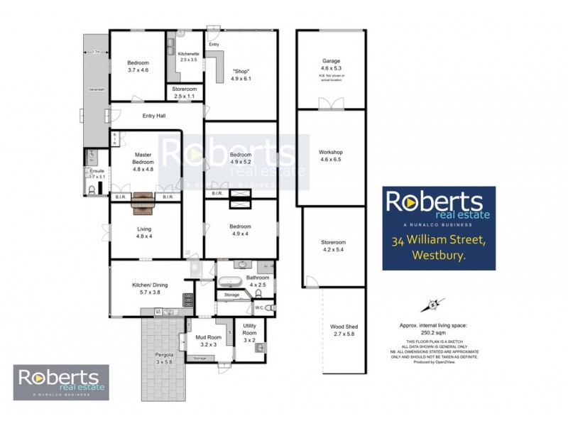 34 William Street, Westbury TAS 7303 Floorplan