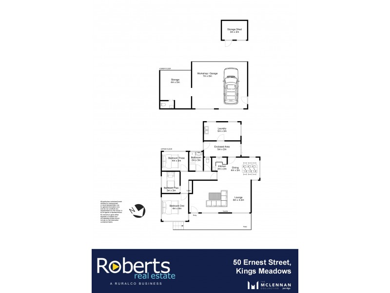 50 Ernest Street, Kings Meadows TAS 7249 Floorplan