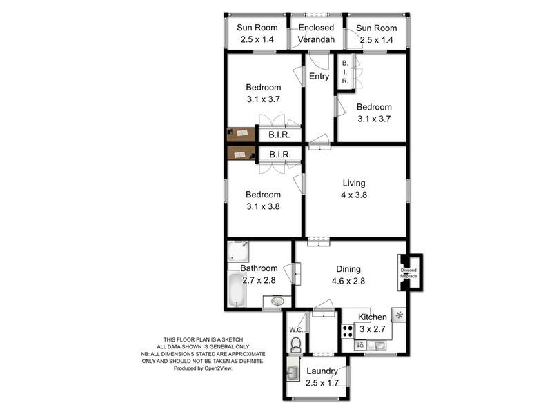 1/11 Napier Street, Youngtown TAS 7249 Floorplan