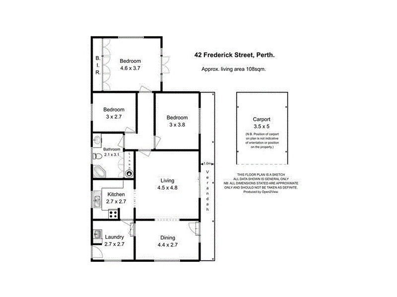 42 Frederick Street, Perth TAS 7300 Floorplan