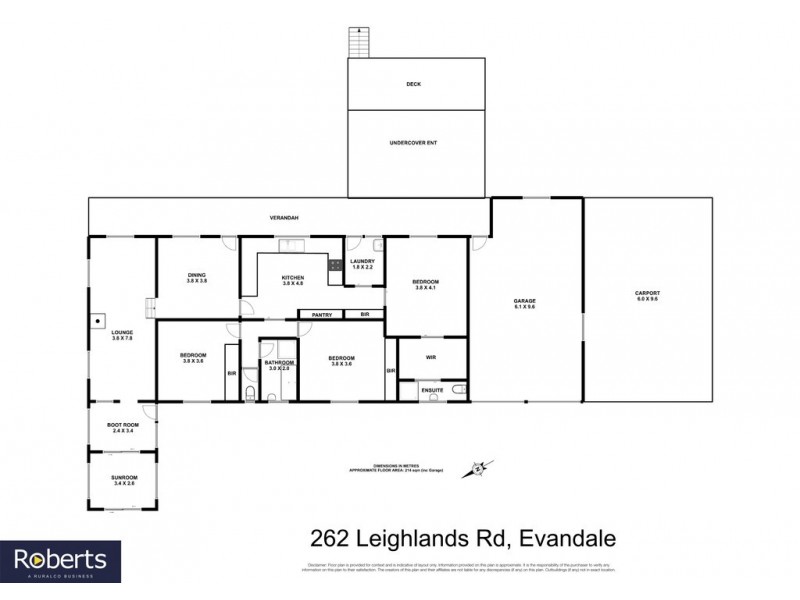 “Askaig” 262 Leighlands Road, Evandale TAS 7212 Floorplan