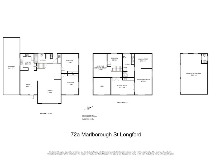 72a Marlborough Street, Longford TAS 7301 Floorplan