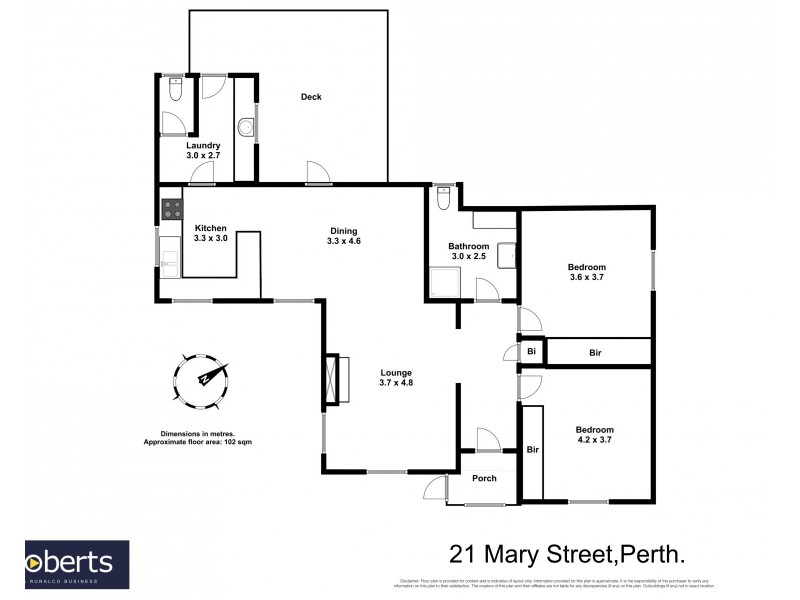 21 Mary Street, Perth TAS 7300 Floorplan