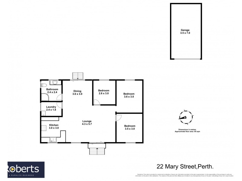 22 Mary Street, Perth TAS 7300 Floorplan