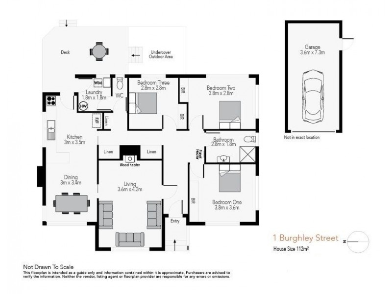 1 Burghley Street, Longford TAS 7301 Floorplan