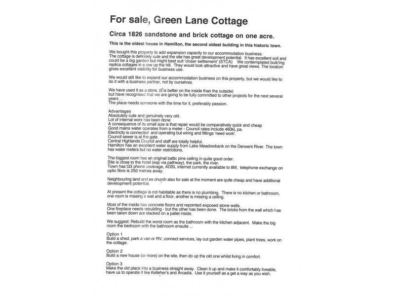 71 Franklin Place, Hamilton TAS 7140