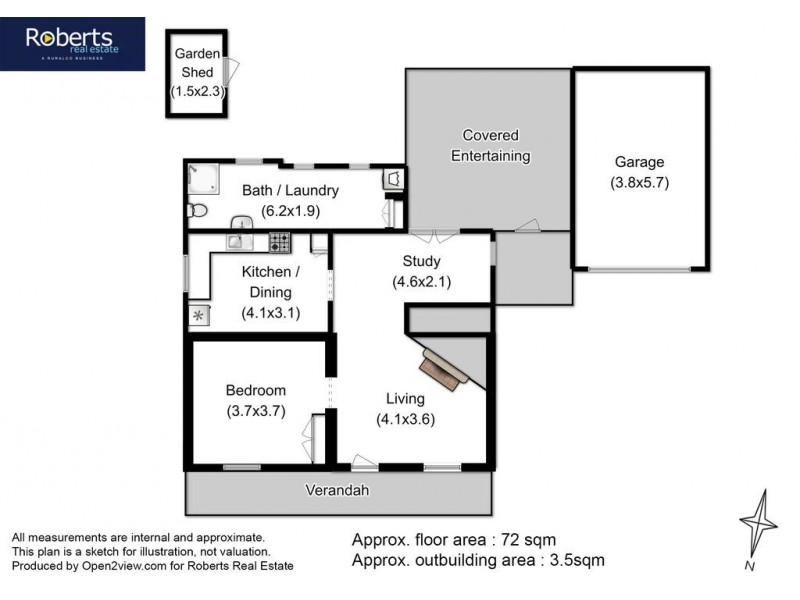 14 Vicary Street, Triabunna TAS 7190 Floorplan