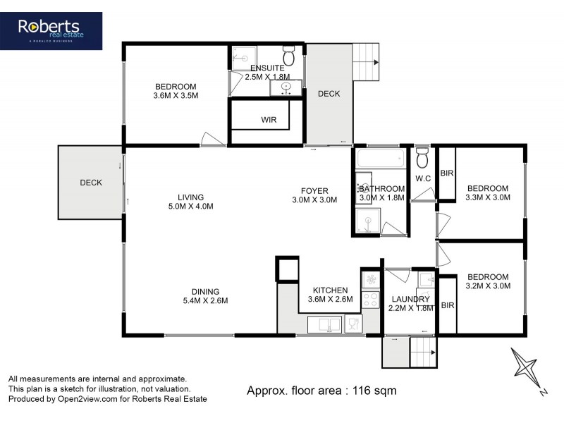 1 Old Convict Road, Orford TAS 7190 Floorplan