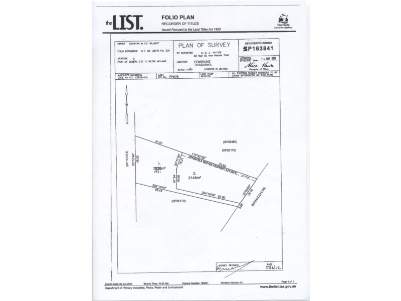 Lot 1, 33 Bernacchi Drive, Orford TAS 7190
