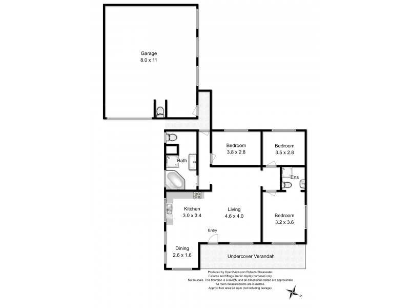 46 Shearwater Boulevard, Shearwater TAS 7307 Floorplan