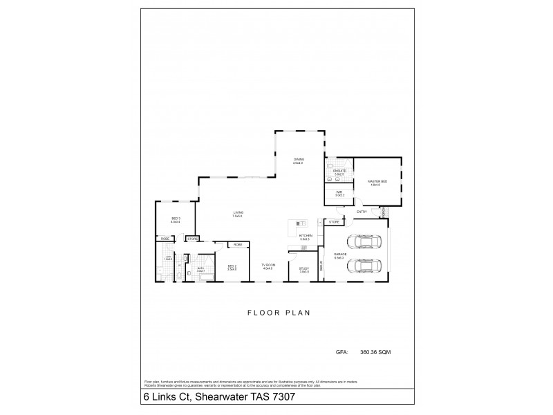 6 Links Court, Shearwater TAS 7307 Floorplan