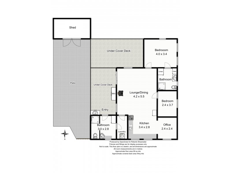99 Marana Drive, Bakers Beach TAS 7307 Floorplan
