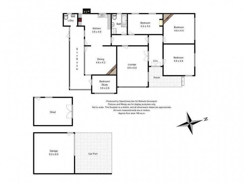 4 High Street, Sheffield TAS 7306 Floorplan