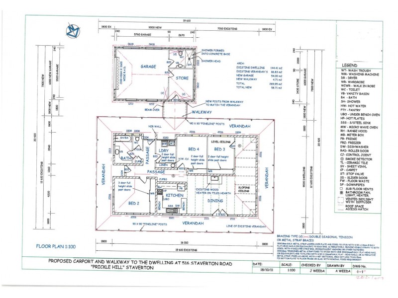 516 Staverton Rd, Promised Land TAS 7306 Floorplan