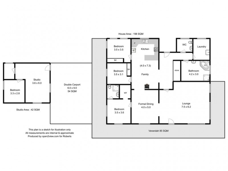 73 Tarleton Road, Tarleton TAS 7310 Floorplan