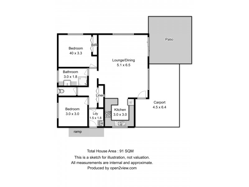1/133 Main Road, Sorell TAS 7172 Floorplan