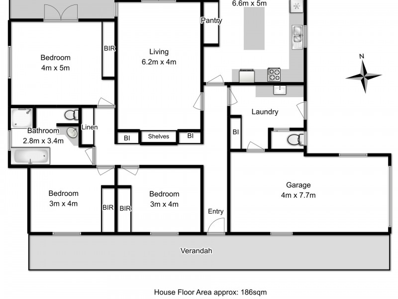 5 Moorpark Court, Forcett TAS 7173 Floorplan