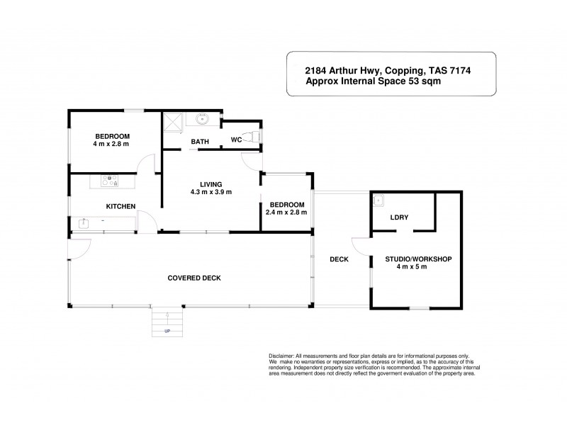 2184 Arthur Highway, Copping TAS 7174 Floorplan