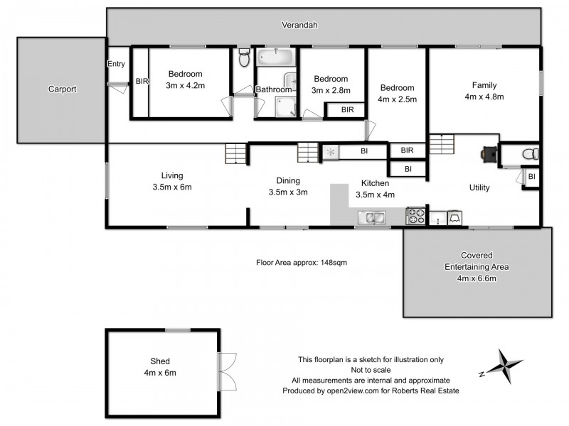 12 North Street, Dodges Ferry TAS 7173 Floorplan