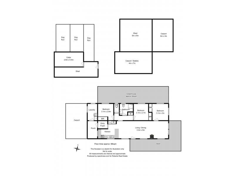 100 Old Forcett Road, Forcett TAS 7173 Floorplan
