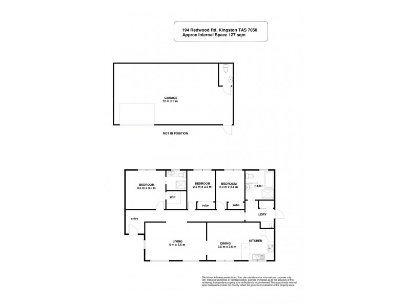 194 Redwood Road, Kingston TAS 7050 Floorplan