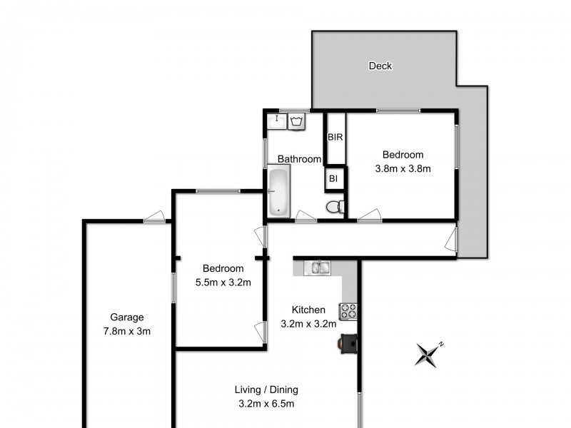 2 Second Avenue, Dodges Ferry TAS 7173 Floorplan
