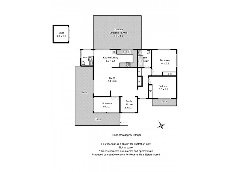 148 Lewisham Scenic Drive, Lewisham TAS 7173 Floorplan