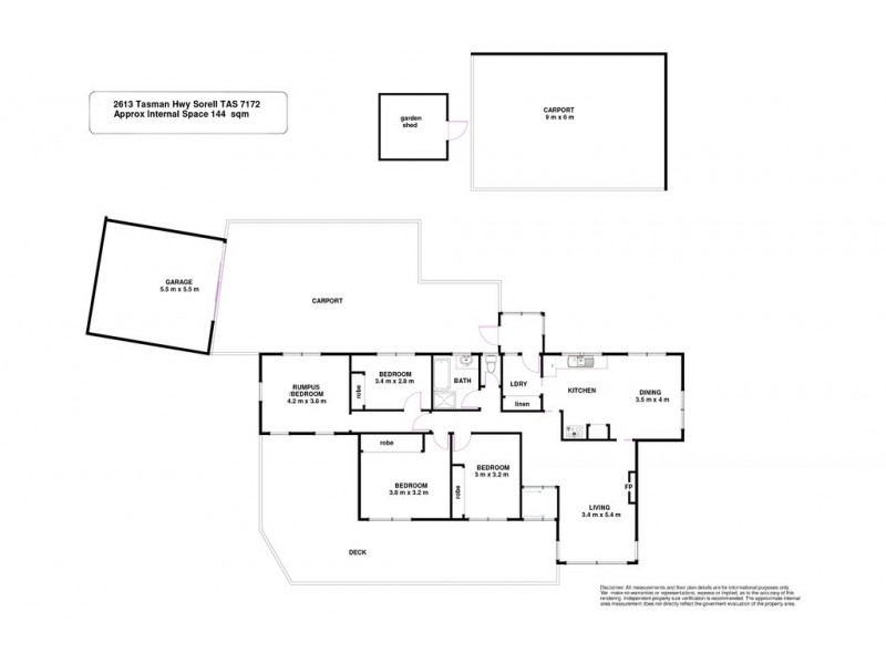 2613 Tasman Highway, Sorell TAS 7172 Floorplan