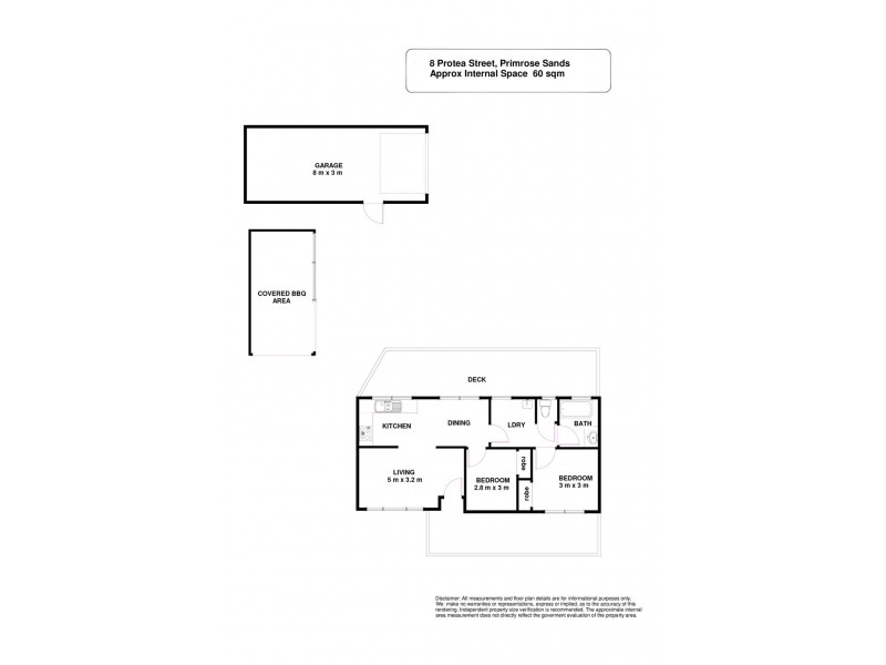 8 Protea Street, Primrose Sands TAS 7173 Floorplan