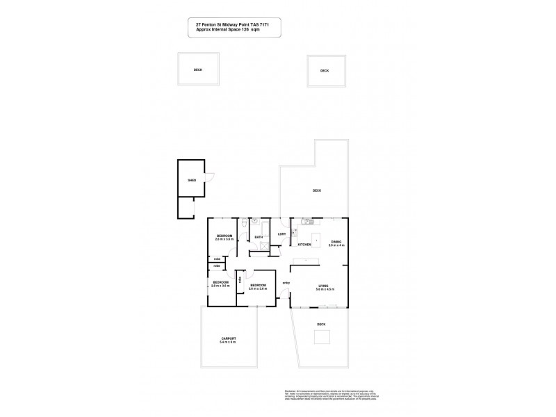 27 Fenton Street, Midway Point TAS 7171 Floorplan