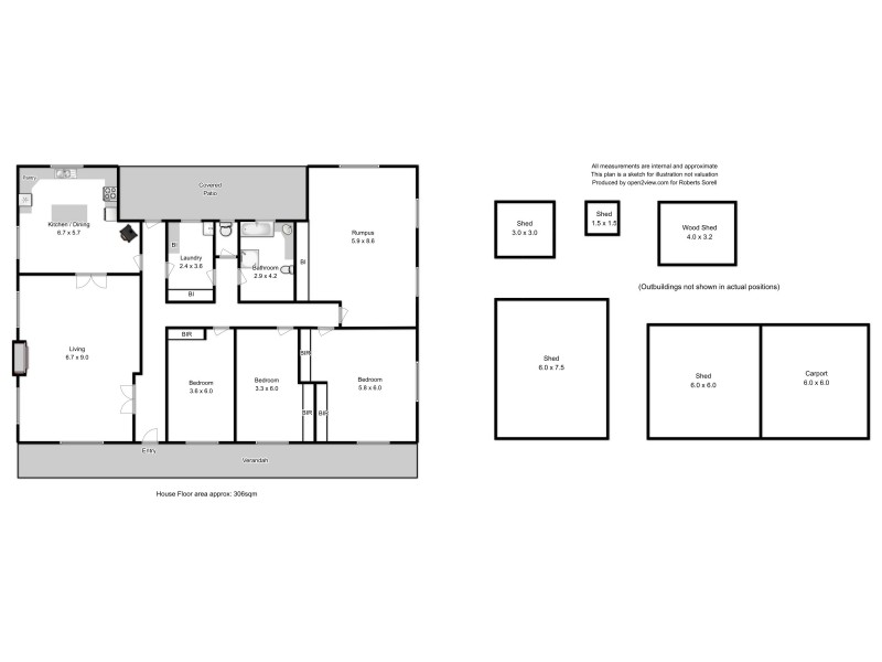 2466 Clifton Vale Road, Dysart TAS 7030 Floorplan