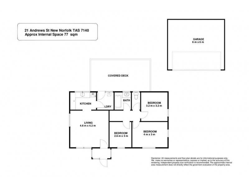 21 Andrews Street, New Norfolk TAS 7140 Floorplan