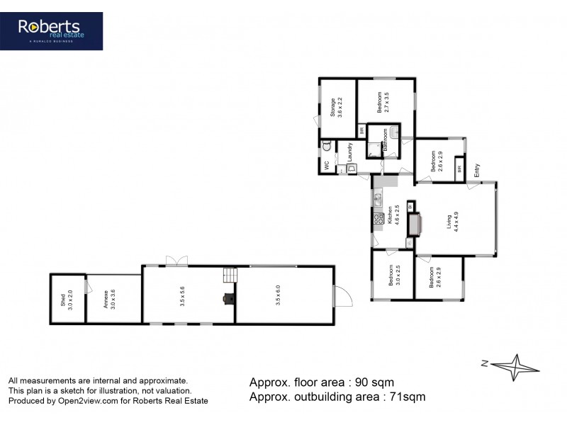 7 Fifth Avenue, Dodges Ferry TAS 7173 Floorplan