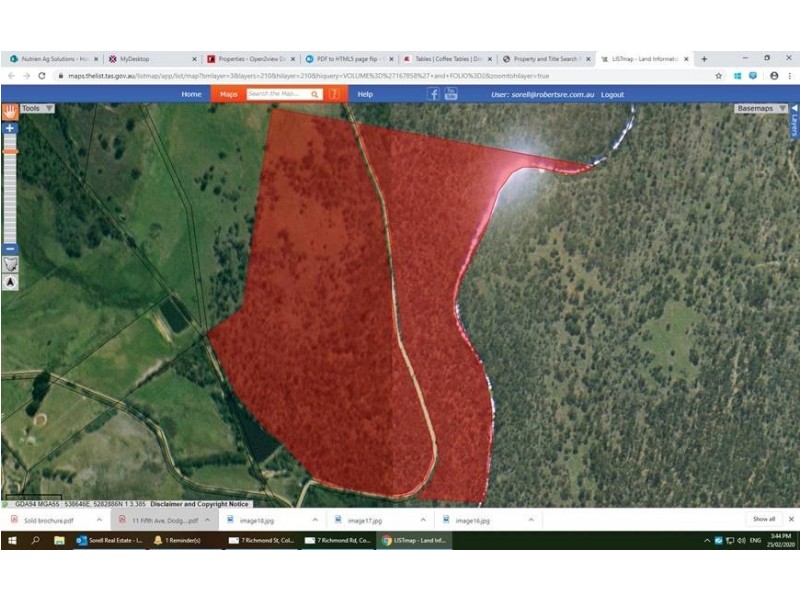 Lot 2 (773) Brown Mountain Road, Campania TAS 7026