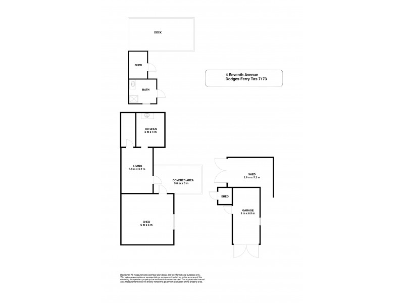 4 Seventh Avenue, Dodges Ferry TAS 7173 Floorplan