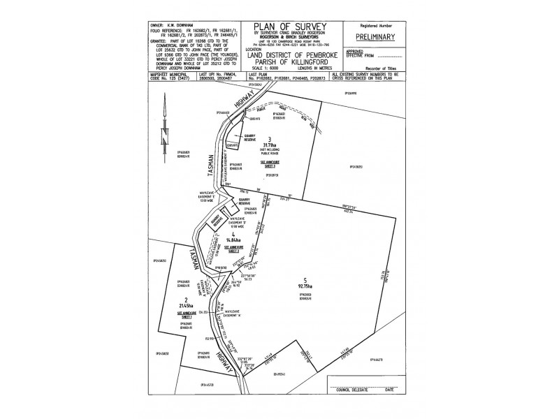Lots 1-5, 3981 Tasman Highway, Orielton TAS 7172