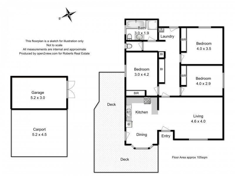 2-4 John St, Lewisham TAS 7173 Floorplan