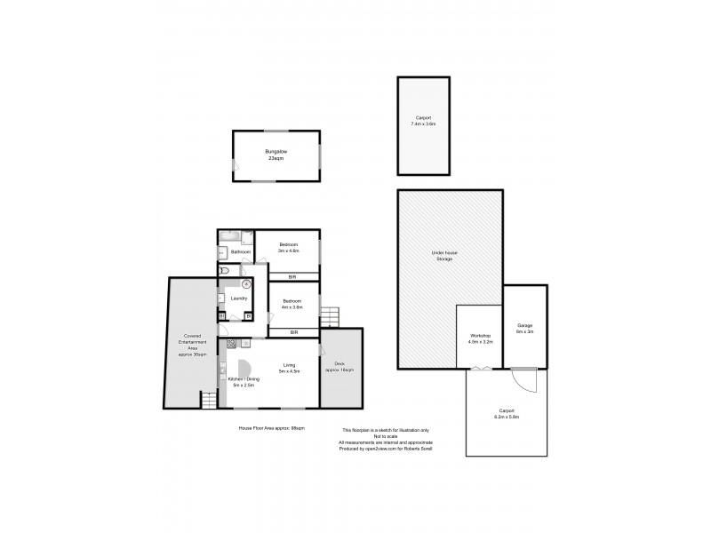 6 Longs Road, Dunalley TAS 7177 Floorplan