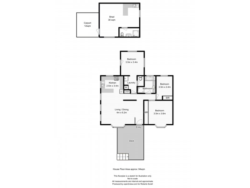 6 Esplanade, Dunalley TAS 7177 Floorplan