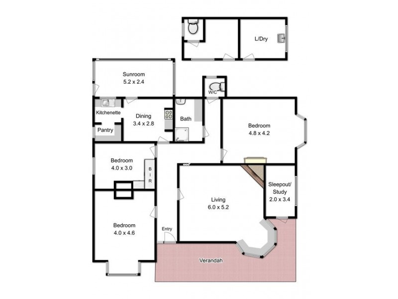 2 Patrick Street, Ulverstone TAS 7315 Floorplan
