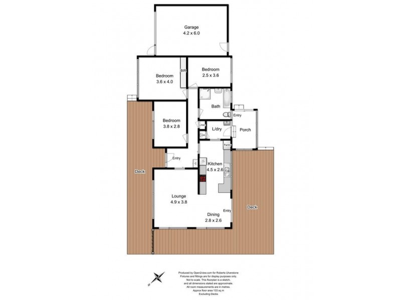 14 Quiggins Grove, Ulverstone TAS 7315 Floorplan